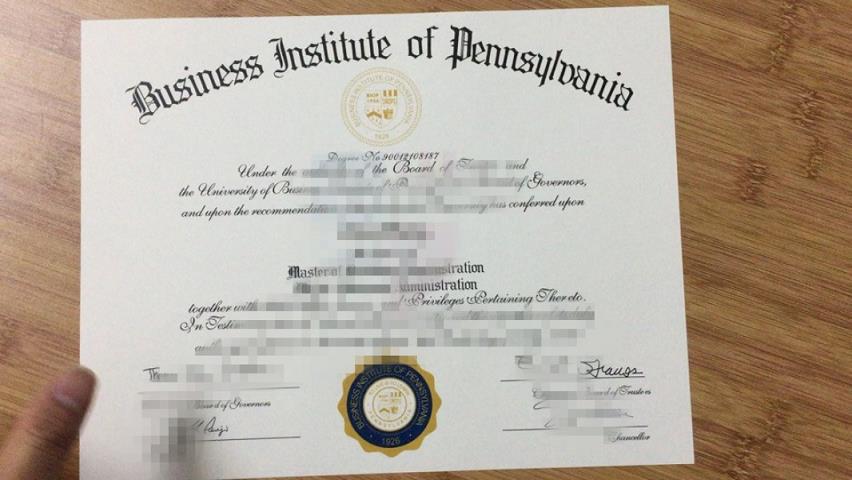 宾夕法尼亚州立大学毕业书样本Diploma文凭