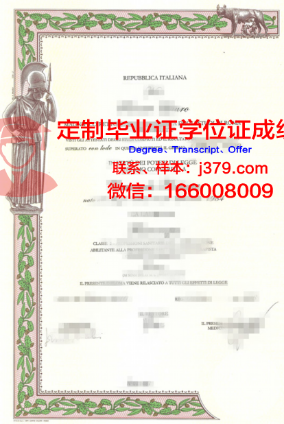 罗马第三大学毕业证图片