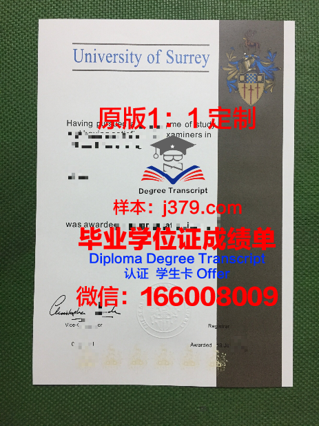 萨里大学毕业证Diploma文凭