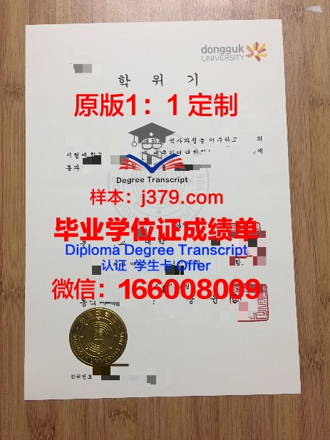 韩国理工I大学硕士毕业证书样本(韩国硕士学位证书)