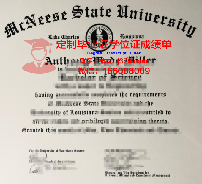 麦克尼斯州立大学硕士毕业证:开启全球职业生涯的金钥匙