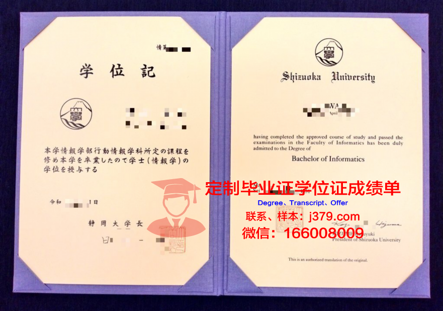 静冈大学毕业证书模板(静冈大学毕业证书模板下载)