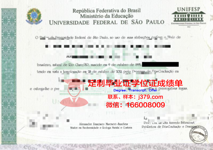 瓦加斯基金会圣保罗经济学院毕业证是什么样呢