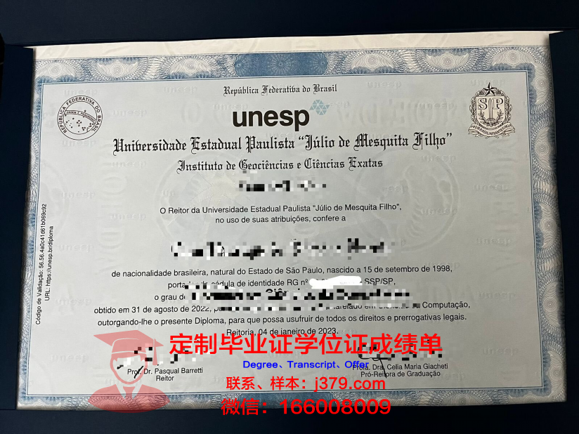 瓦加斯基金会圣保罗经济学院毕业证是什么样呢